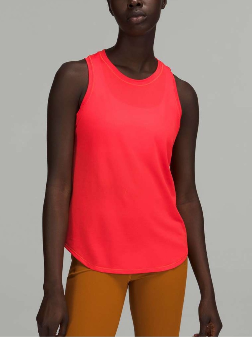 NWT Lululemon High Neck Run and Train Tank Carnation Red